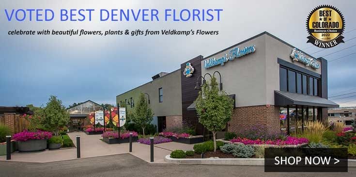 Veldkamp's Flowers was voted best florist in Denver Colorado.