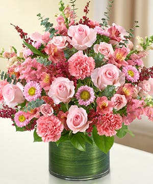 All Pink Sympathy Bouquet