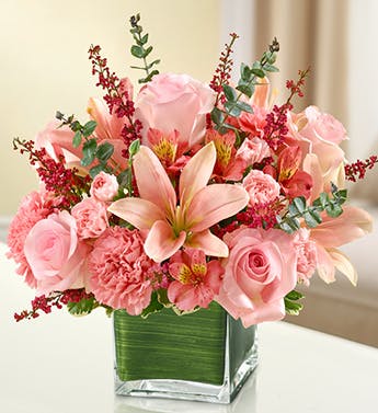 Healing Spirit Sympathy Bouquet: Pink Sympathy Bouquet