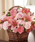 Peace, Prayers & Blessings Basket - All Pink