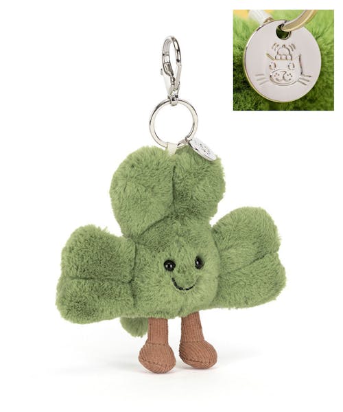 Jellycat Amuseables Siofra Shamrock Bag Charm
