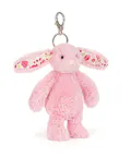 Jellycat Blushkin Blossom Bunny Bag Charm
