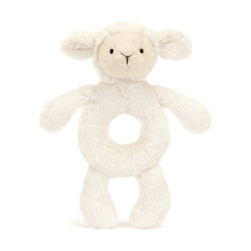 Bashful Lamb Ring Rattle