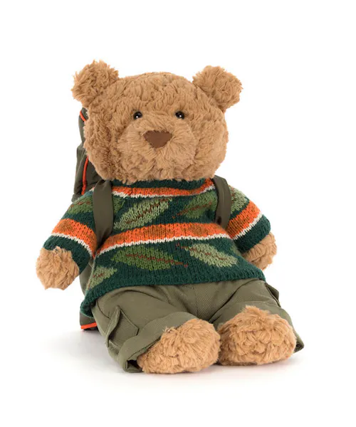 Bartholomew Bear Hiking Outfit by Jellycat London