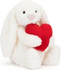 Bashful Red Love Heart Bunny