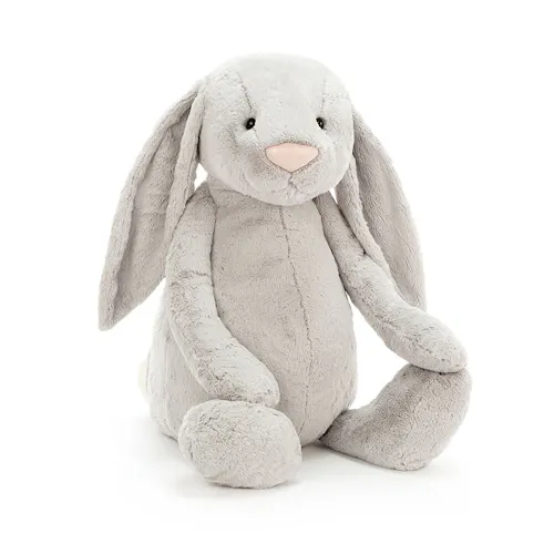 Bashful Silver Bunny By Jellycat London