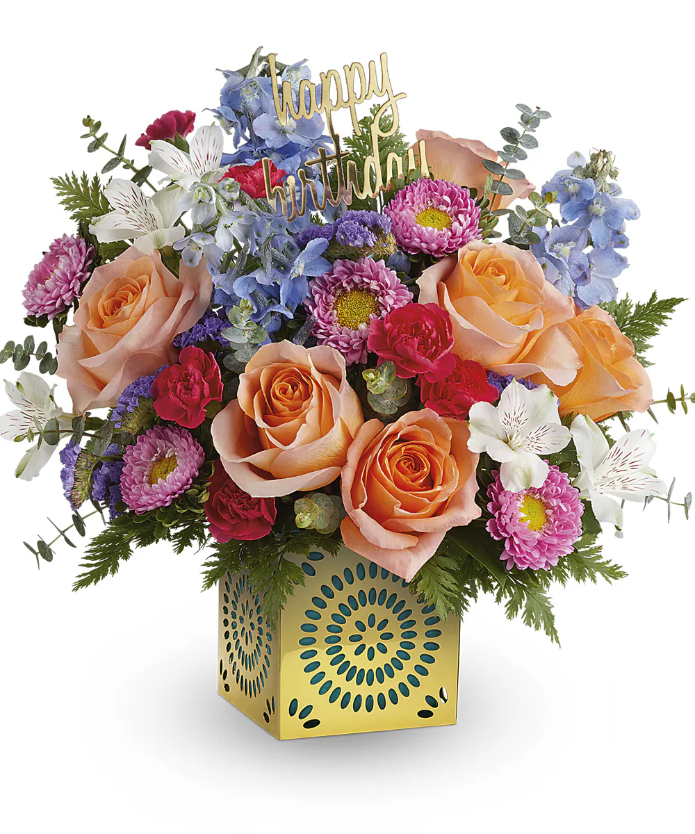 Best Wishes フラワーアレンジメント Best Wishes Bouquet - Flower Bouquet Denver, CO, Veldkamp's Denver CO