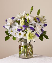 Blue & White Floral Bouquet 