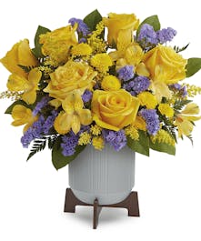 Modern Yellow Rose Bouquet 