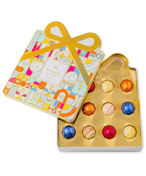 Happy Birthday Belgium Chocolate Gift Tin by Bonnie & Pop
