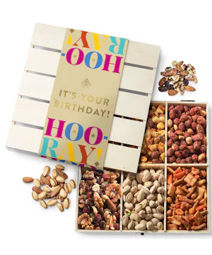 Bonnie & Pop Birthday Nut Gift Crate