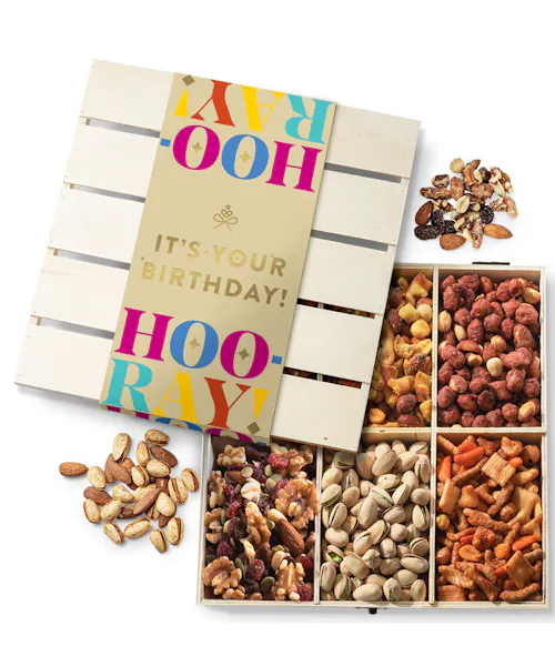 Bonnie & Pop Birthday Nut Gift Crate