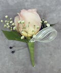 Delicate Rose Boutonniere