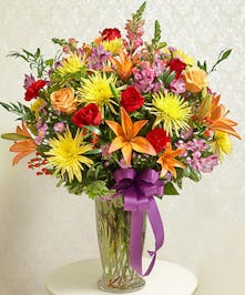 Multicolor Bright Sympathy Bouquet 