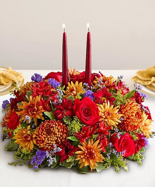 Brilliant Autumn Centerpiece