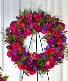 Calming Colors Wreath