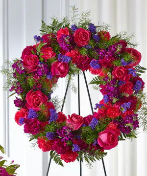 Calming Colors Wreath