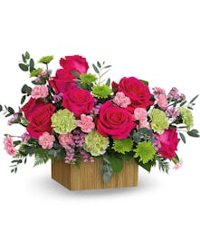 Modern Pink & Green Bouquet 
