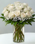 Colorado Beauty White Rose Bouquet