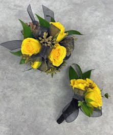 Rose Corsage & Boutonniere 