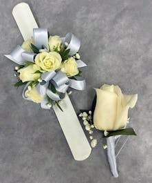 Rose Corsage & Boutonniere 