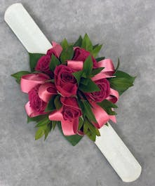 Pink Wrist Corsage 