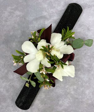 White Orchid Wrist Corsage