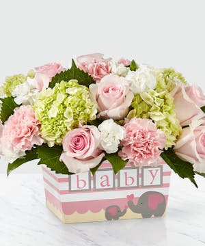Farmhouse Style Baby Bouquet