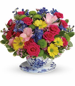 Charming Teacup Bouquet