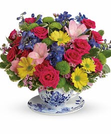 Charming Teacup Bouquet 