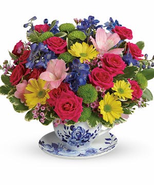 Charming Teacup Bouquet