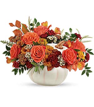 Elegant Pumpkin Arrangement
