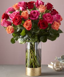 Mixed Color Rose Bouquet 