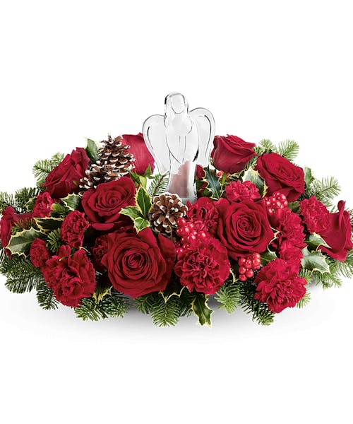 Evergreen Blooms Christmas Bouquet