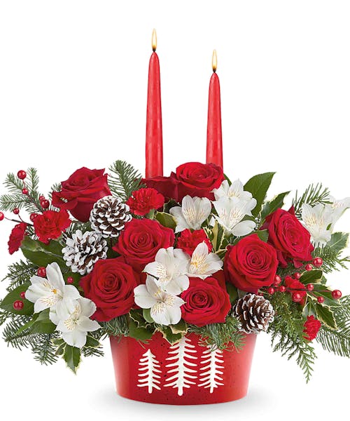Evergreen Charm Christmas Centerpiece