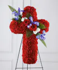 Faithful Hero Floral Cross
