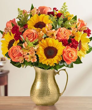 Farmhouse Style Fall Bouquet