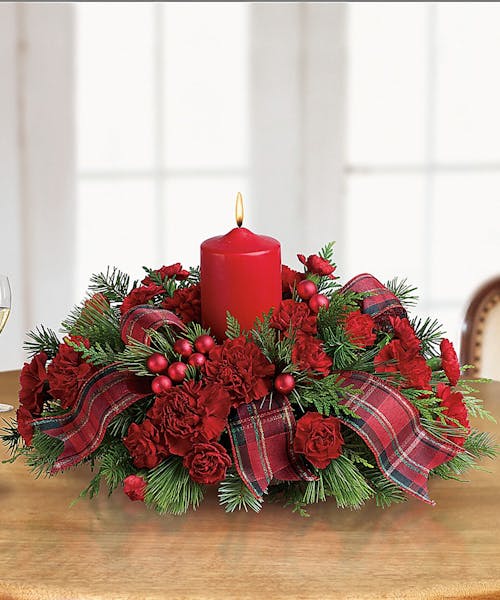 Family Celebration Christmas Centerpiece