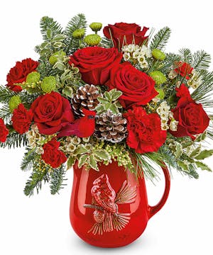Festive Flight Christmas Bouquet