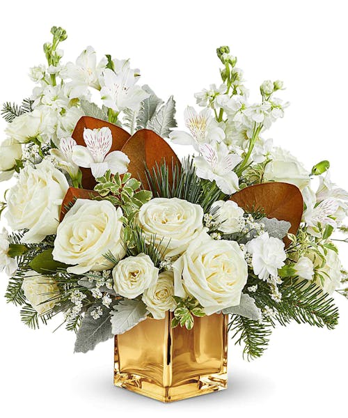 Golden Glitz Bouquet Holiday Bouquet