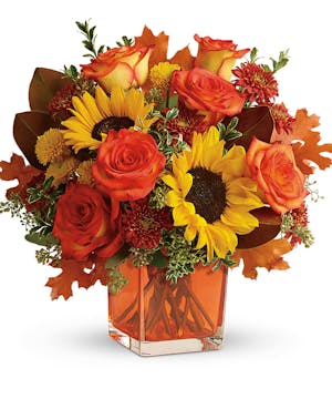 Express yourself with beautiful fall flowers.