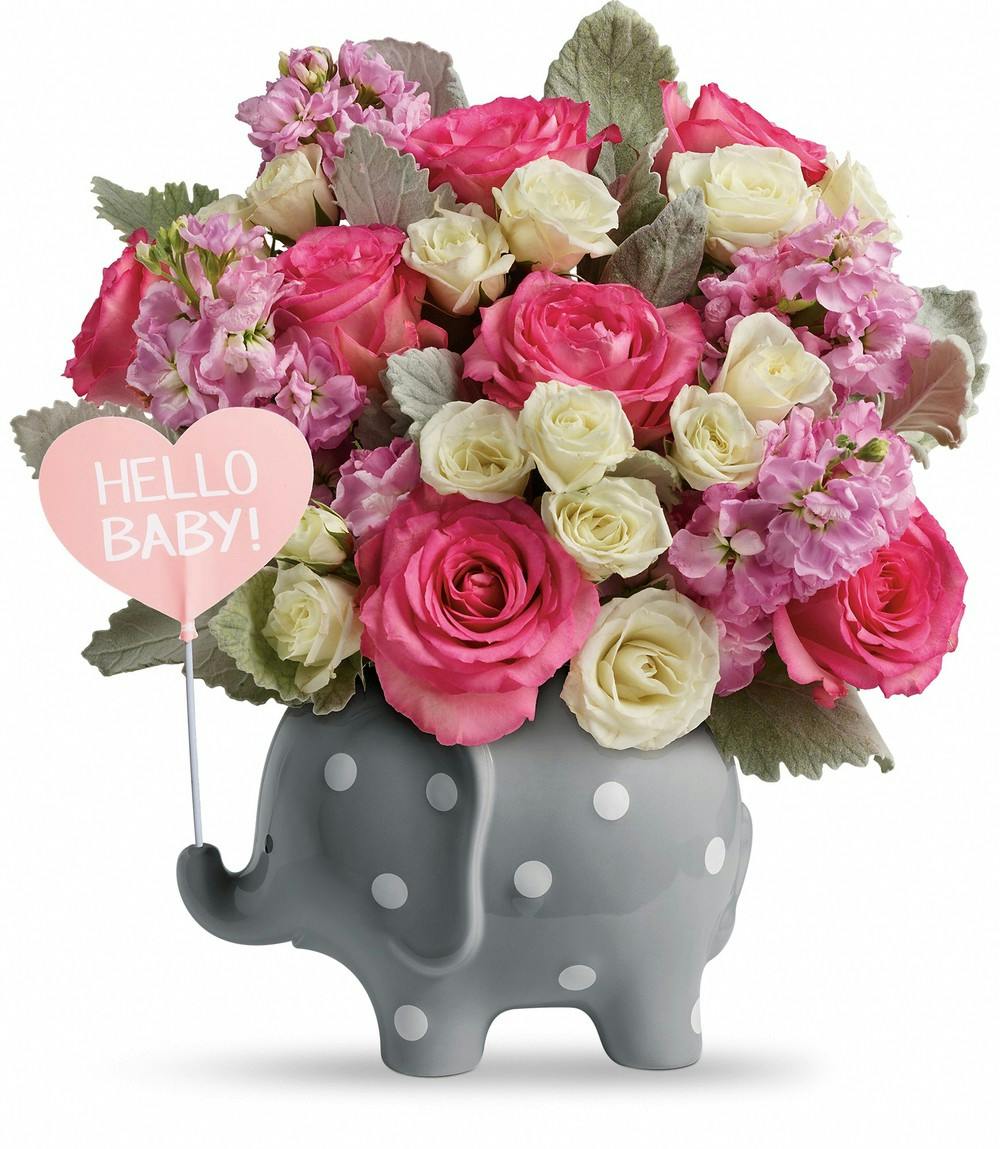 baby girl flower bouquet