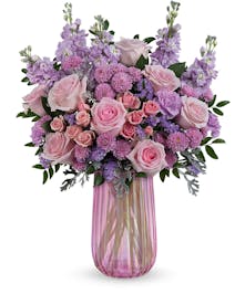 Elegant Pink & Lavender Bouquet 