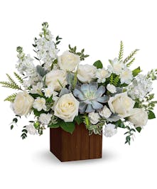 Modern White Floral Bouquet 