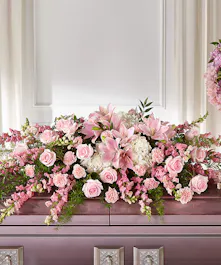 Life & Remembrance Casket Spray