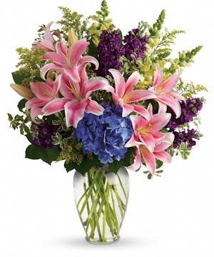 Bright Mixed Color Sympathy Bouquet