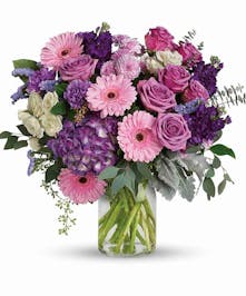 Purple, Pink & White Bouquet