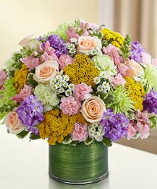 Multicolor Pastel Sympathy Bouquet 