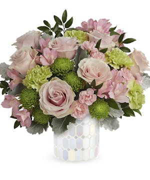 Charming Pink & Green Bouquet