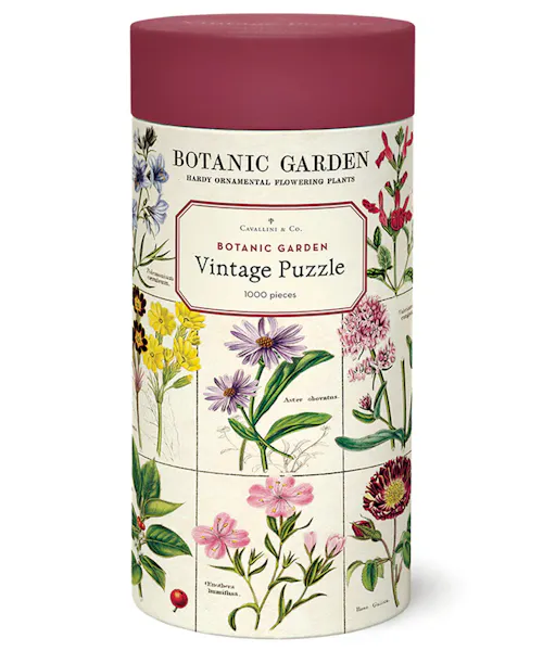 Cavallini Vintage Puzzle Botanic Garden